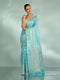 Mohey Luminous Light Blue Splendor Saree