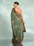 Mohey Pistachio Festive Elegance Saree