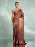 Mohey Radiant Wine Saree
