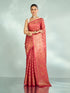 Mohey Royal Pink Elegance Saree