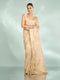 Mohey Fawn Festive Resplendence Banarasi Saree