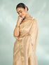 Mohey Fawn Festive Resplendence Banarasi Saree