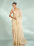 Mohey Elegance Unveiled Cream Banarasi Saree