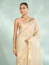 Mohey Elegance Unveiled Cream Banarasi Saree