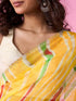 Mohey Mustard Yellow Chiffon Saree