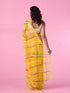 Mohey Mustard Yellow Chiffon Saree