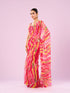 Mohey Elegant Pink Chiffon Saree