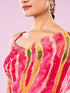Mohey Elegant Pink Chiffon Saree