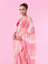 Mohey Radiant Rani Pink Chiffon Saree