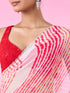 Mohey Radiant Rani Pink Chiffon Saree
