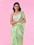 Mohey Emerald Elegance Chiffon Saree