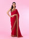 Mohey Majestic Radiance Red Saree