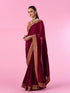 Mohey Wine Elegance Saree