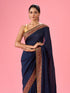 Mohey Indigo Blue Luminaire Saree