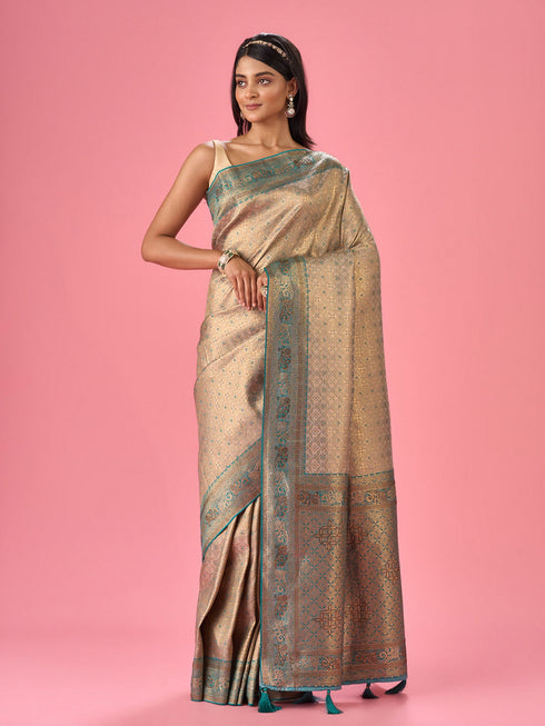Mohey Emerald Elegance Saree