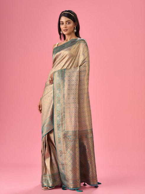 Mohey Emerald Elegance Saree