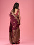 Mohey Sensational Wine Elegance Banarasi Saree