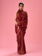 Mohey Maroon Hues of Elegance Saree