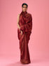 Mohey Maroon Hues of Elegance Saree