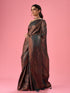Mohey Enthralling Blue Banarasi Saree