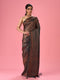 Mohey Enthralling Blue Banarasi Saree