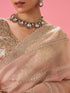 Mohey Fawn Elegance Party Wear Saree
