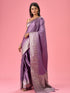 Mohey Elegant Purple Opulence Banarasi Saree