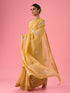 Mohey Ebullient Yellow Saree