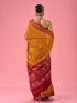 Mohey Mustard Yellow Festive Saree
