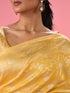 Mohey Glowing Yellow Festive Saree