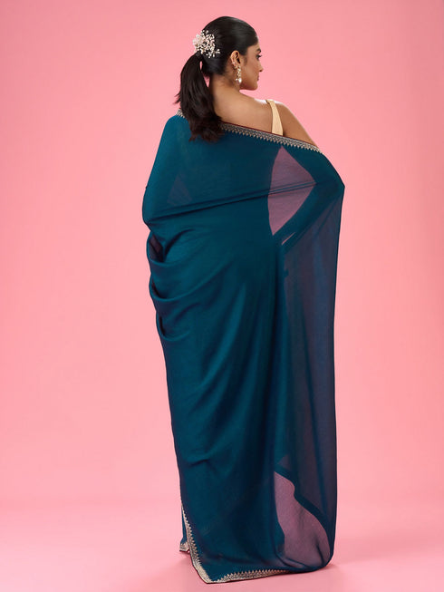 Mohey Regal Blue Saree