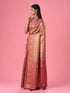 Mohey Radiant Blush Pink Banarasi Saree