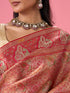 Mohey Radiant Blush Pink Banarasi Saree