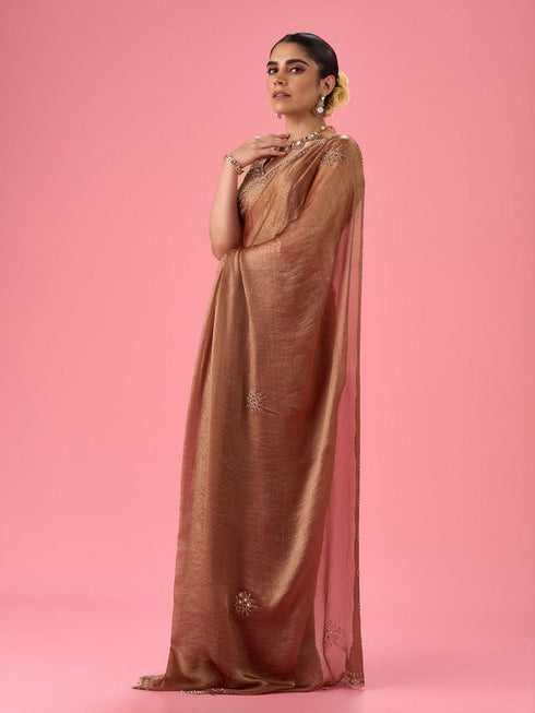 Mohey Gajree Pink Elegance Saree