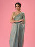 Mohey Light Blue Festive Organza Saree