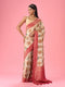 Mohey Dazzling Cream Banarasi Saree Ensemble