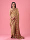 Mohey Fawn Elegance Banarasi Saree