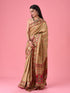 Mohey Fawn Elegance Banarasi Saree