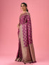 Mohey Elegant Wine Saree