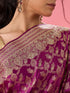 Mohey Elegant Wine Saree