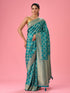 Mohey Luxurious Rama Green Saree