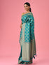 Mohey Luxurious Rama Green Saree