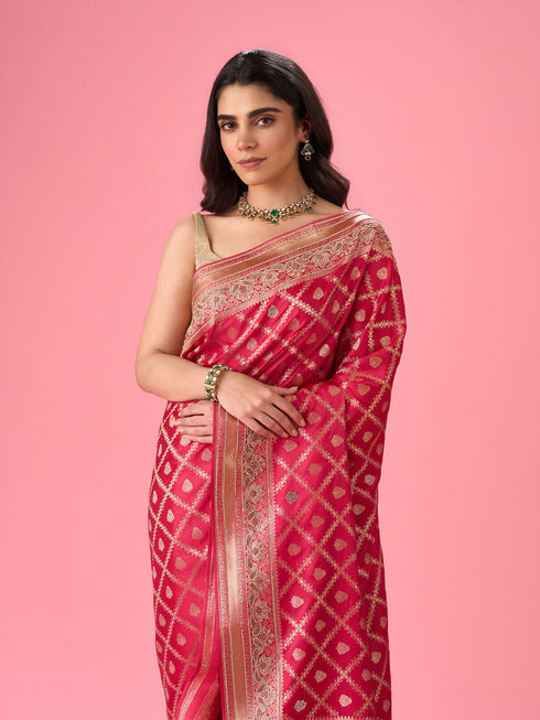 Mohey Regal Pink Saree