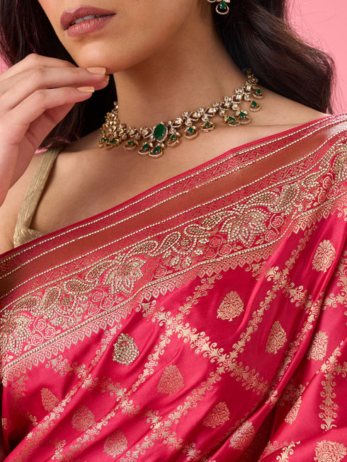 Mohey Regal Pink Saree