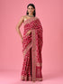Mohey Ravishing Pink Georgette Bridal Saree