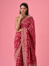 Mohey Ravishing Pink Georgette Bridal Saree
