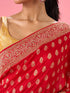 Mohey Ravishing Red Georgette Bridal Saree