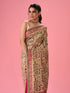 Mohey Cream Banarasi Saree