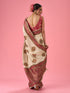 Mohey Cream Delight Saree