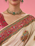 Mohey Cream Delight Saree